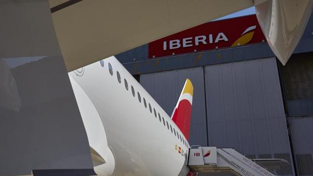 Avión de Iberia