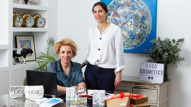 Estefanía Ferrer y Ana Cobo, fundadoras de Lico Cosmetics