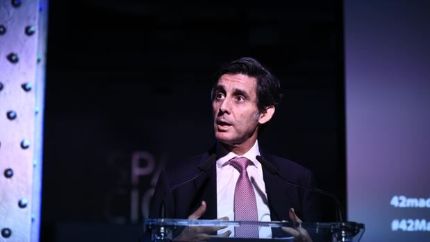 El presidente de Telefónica, José María Álvarez-Pallete, presenta la iniciativa 42Madrid, que conecta a la sociedad con el empleo del futuro