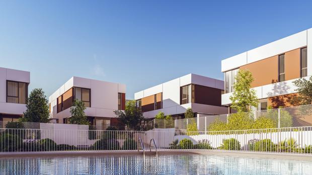 Zonas interiores de la promoción de Aedas Homes en Mairena