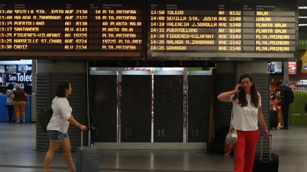Renfe vivió el primero de los paros convocados el pasado 31 de julio