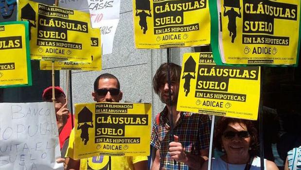 Manifestación contra las cláusulas suelo en Córdoba