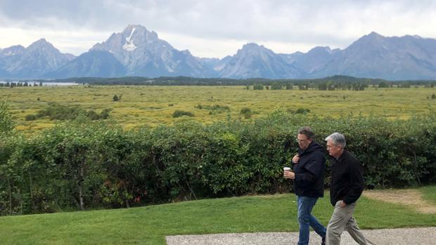 El presidente de la Fed, Jerome Powell, en primer plano
