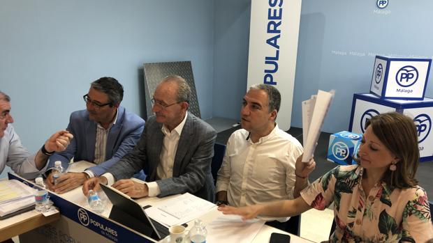 El PP de Málaga evaluó su victoria este lunes