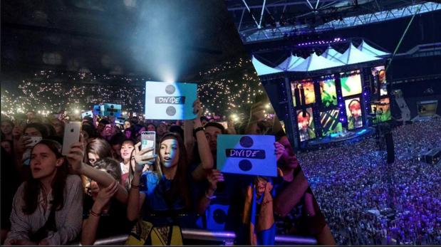 En el espacio se pueden revivir los mejores conciertos de Sheeran