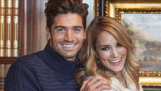 Javier y Alba el año pasado juntos en una reportaje publicitario