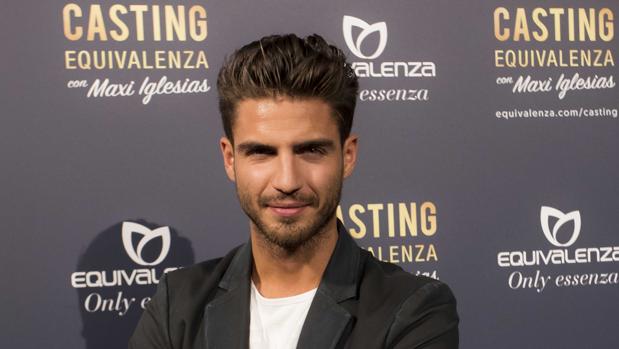 Maxi Iglesias, en la presentación de la marca de perfumería Equivalenza