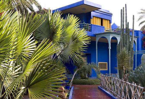Jardín Majorelle, que engloba tanto el jardín como el museo de Marrakech
