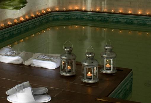Spa del hotel A Quinta da Auga, en Santiago de Compostela