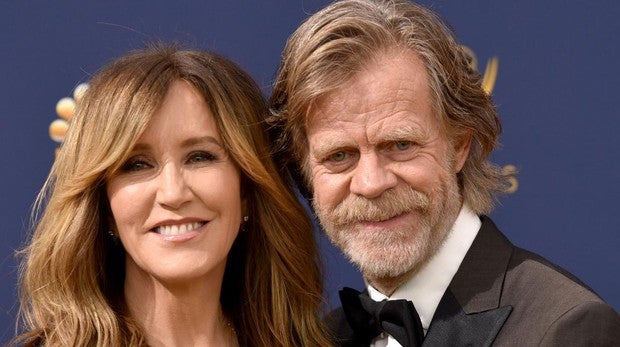 Felicity Huffman y su marido