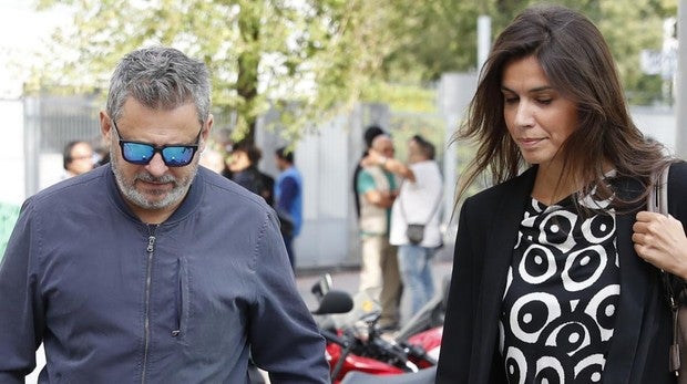 El presentador Miki Nadal a su llegada al Juzgado de Violencia contra la Mujer de Madrid