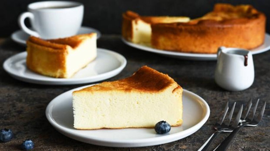 Tarta de yogur en freidora de aire, una receta fácil y saludable