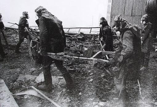 Liquidadores en Chernobil