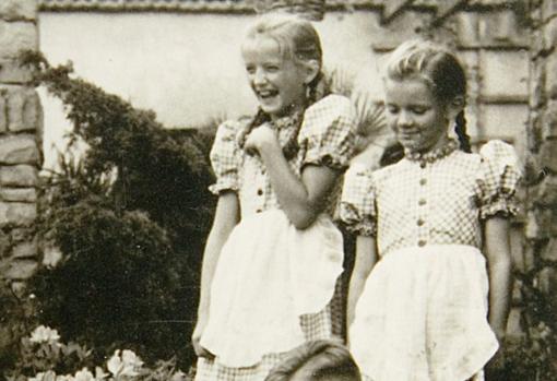 Brigitt Hoss, durante su infancia