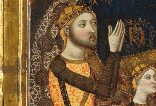 Retrato de Enrique II de Trastámara, hijo bastardo de Alfonso XI de Castilla, quien intentó arrebar el trono a su hermanastro Pedro I