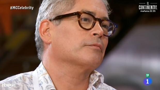 Boris Izaguirre habla con Saúl Craviotto en «MasterChef Celebrity»
