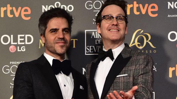 Joaquín Reyes y Ernesto Sevilla, en la alfombra roja de los Goya 2019