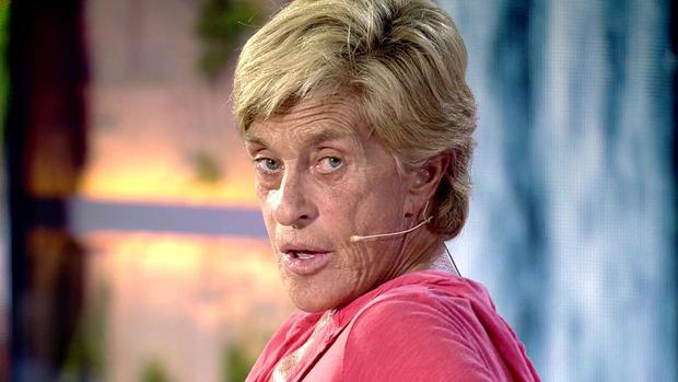Chelo García Cortés, en «Supervivientes»