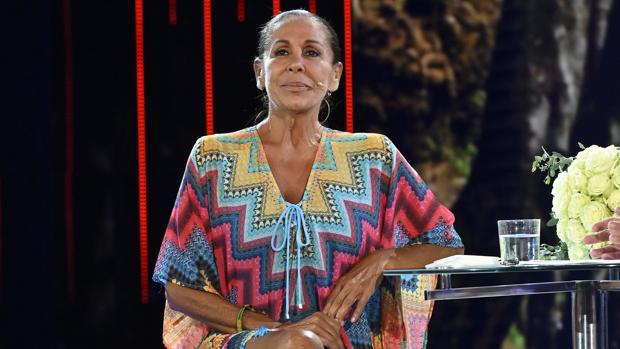 Isabel Pantoja en su entrevista en el plató de «Supervivientes 2019»