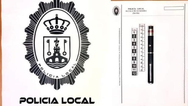 La Policía Local de Alcalá evita que unos jóvenes provocaran accidentes deslumbrando a vehículos