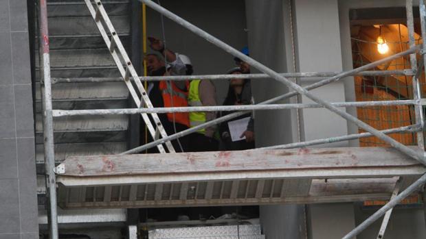 Un obrero falleció al caer del sexto piso de este bloque en obras en enero