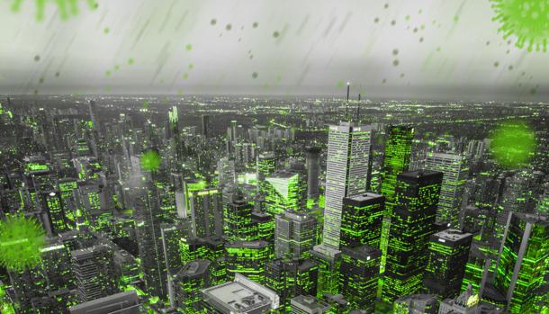 Ciudad contaminada
