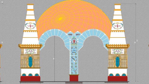 El diseño ganador del concurso para vestir la portada de la Feria de Abril 2017