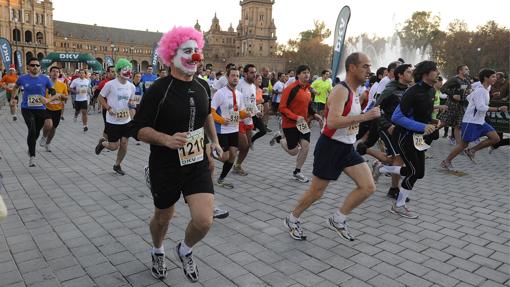 Un momento de la San Silvestre sevillana