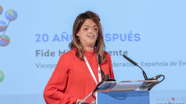 Fide Mirón Torrente, este miércoles, en la inauguración del congreso