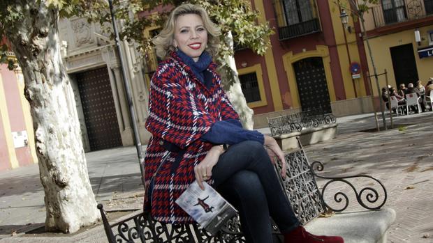 Marina Bernal Guerrero, en la Plaza de San Lorenzo