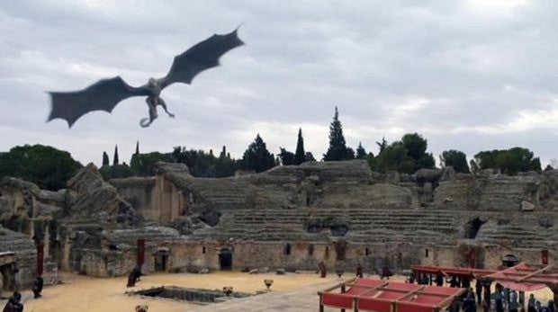Escena de la serie Juego de Tronos en Sevilla