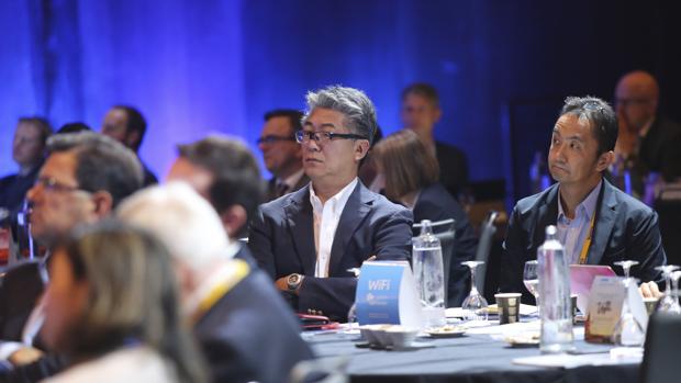 Asistentes al congreso de aerolíneas CAPA del año pasado