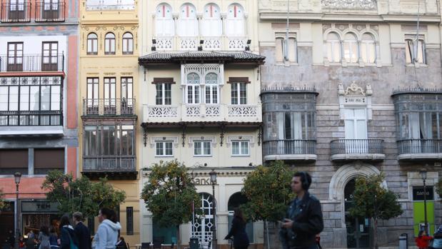 Los dos edificios que se convertirán en hotel