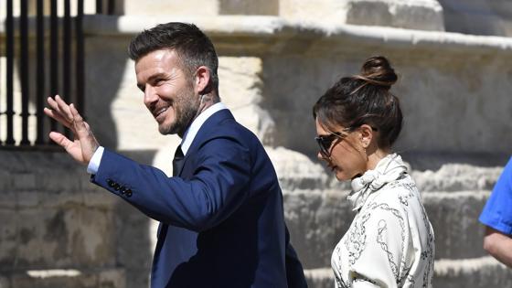 El matrimonio Beckham, en el enlace
