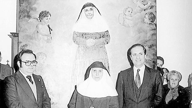 Madre María de la Purísima en un acto en Sevilla fotografiada por Jesús Martín Cartaya
