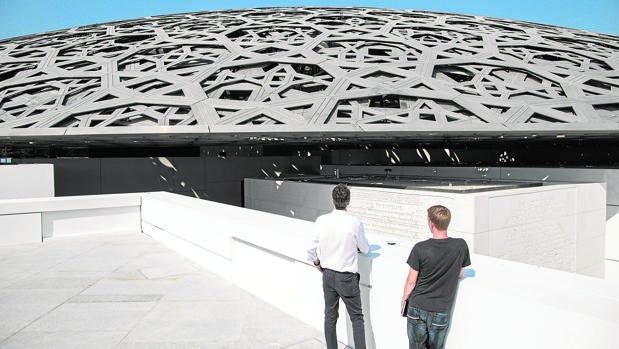 Detalle de la cúpula del Louvre Abu Dhabi