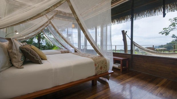 Una habitación en Lapa Rios Lodge