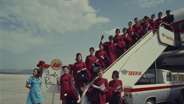 Aeropuerto de Barajas, Madrid, Abril de 1968