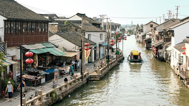 La ciudad china de Suzhou, también conocida como «La Venecia Oriental»